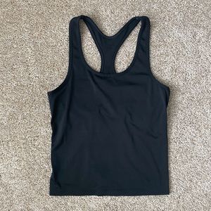 Black Racerback Athletic Tank